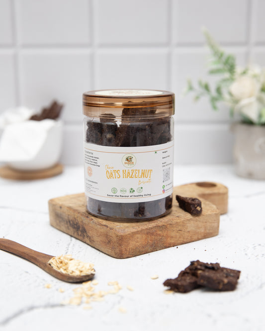 Dark Chocolate Hazelnut Biscotti