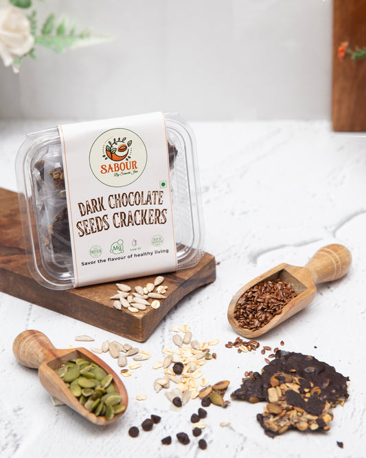 Dark Chocolate Seeds crackers